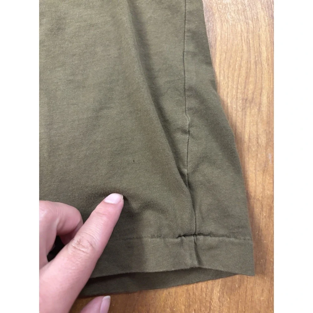 Polo‎ Ralph Lauren Men's L Pocket T Shirt Army Green Purple Pony